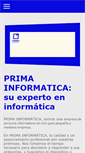 Mobile Screenshot of primainformatica.net